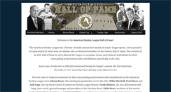 Desktop Screenshot of ahlhalloffame.com